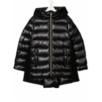 Herno Kids Casaco matelassê - Preto
