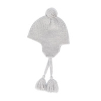 Il Gufo Gorro de tricô com tassel - Cinza