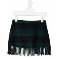 Il Gufo Saia de lã com franjas - Verde