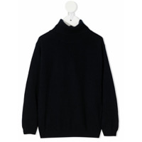 Il Gufo Suéter gola alta de tricô - Azul