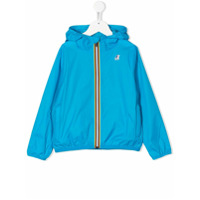 K Way Kids Jaqueta com capuz e zíper - Azul