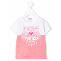 Kenzo Kids Camiseta color block - Rosa