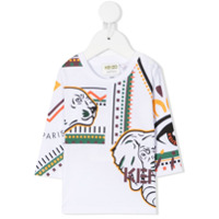 Kenzo Kids Camiseta de algodão - Branco