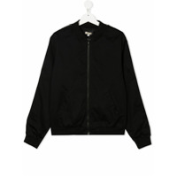 Kenzo Kids Jaqueta bomber com logo - Preto