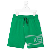 Kenzo Kids Short com logo - Verde