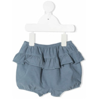 Knot Haruka ruffled bloomer shorts - Azul