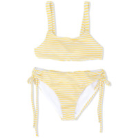 Knot Sunshine stripes bikini - Metálico