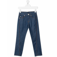 LANVIN Enfant Calça jeans slim - Azul