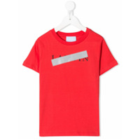 LANVIN Enfant Camiseta com logo - Vermelho