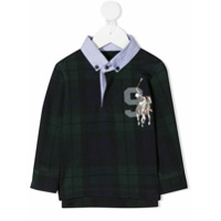 Lapin House Camisa polo xadrez - Azul