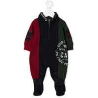 Lapin House Macacão colour block - Azul