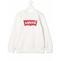 Levi's Kids Moletom com logo - Branco