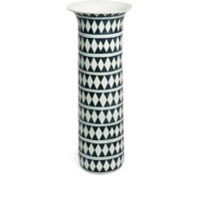 L'Objet Vaso Tribal Diamond - Preto