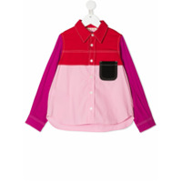 Marni Kids Camisa color block - Rosa