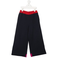 Marni Kids paneled trousers - Azul