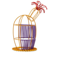 Marni Market Vaso de flor Bird Cage - Roxo