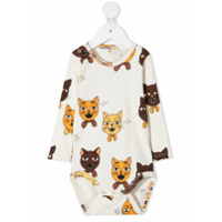 Mini Rodini cat-print body - Neutro