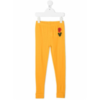 Mini Rodini floral-print trousers - Amarelo