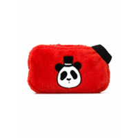Mini Rodini panda patch clutch - Vermelho