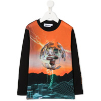 Molo Camiseta com estampa gráfica - Preto