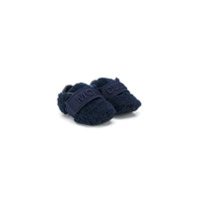 Moncler Kids Bota com pelos - Azul