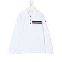 Moncler Kids Camisa polo Whitels - Branco