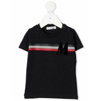 Moncler Kids Camiseta com logo - Azul