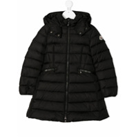 Moncler Kids Casaco matelassê - Preto