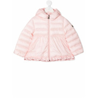 Moncler Kids Casaco matelassê - Rosa