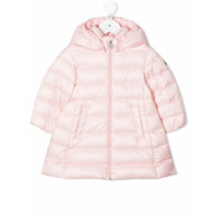 Moncler Kids Casaco matelassê - Rosa