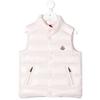 Moncler Kids Colete matelassê - Rosa
