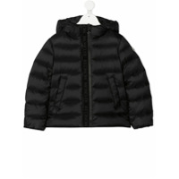 Moncler Kids hooded padded jacket - Preto