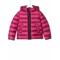 Moncler Kids Jaqueta matelassê - Rosa