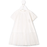 Moncler Kids short sleeve dress - Branco