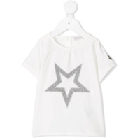 Moncler Kids star print T-shirt - Branco
