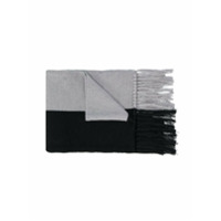 Moncler Kids two-tone scarf - Preto