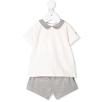 Moncler Kids two tone set - Branco