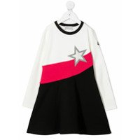 Moncler Kids Vestido mangas longas - Branco