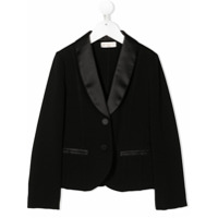 Monnalisa Blazer com lapelas - Preto