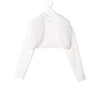 Monnalisa Bolero Point d'Esprit - Branco