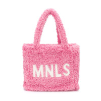 Monnalisa Bolsa tote com logo - Rosa