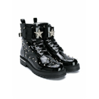 Monnalisa Bota com aplicações - Preto