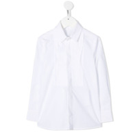 Monnalisa Camisa com pregas - Branco