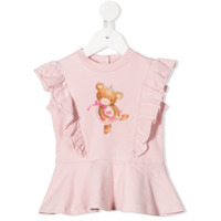 Monnalisa Camiseta com estampa de urso - Rosa