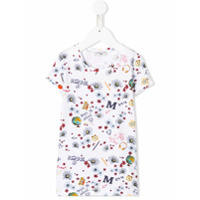 Monnalisa Camiseta com patchwork - Branco