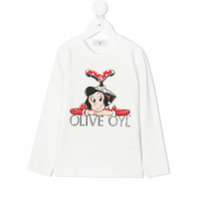 Monnalisa Camiseta Olive Oyl - Branco