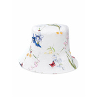 Monnalisa Chapéu bucket floral - Branco