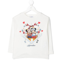 Monnalisa Disney print t-shirt - Branco