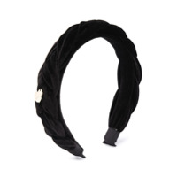 Monnalisa Headband trançada - Preto