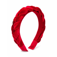 Monnalisa Headband trançada - Vermelho